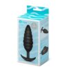 B-Vibe Twist Texture Plug Black