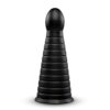 B-Vibe Cone 10 Inch Tapered And Ribbed Dildo With Suction Cup