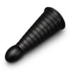 B-Vibe Cone 10 Inch Tapered And Ribbed Dildo With Suction Cup