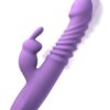 Fantasy For Her Her Thrusting Silicone Rabbit Purple