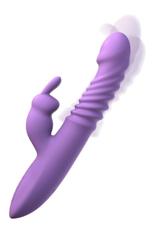 Fantasy For Her Her Thrusting Silicone Rabbit Purple