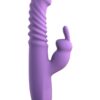 Fantasy For Her Her Thrusting Silicone Rabbit Purple
