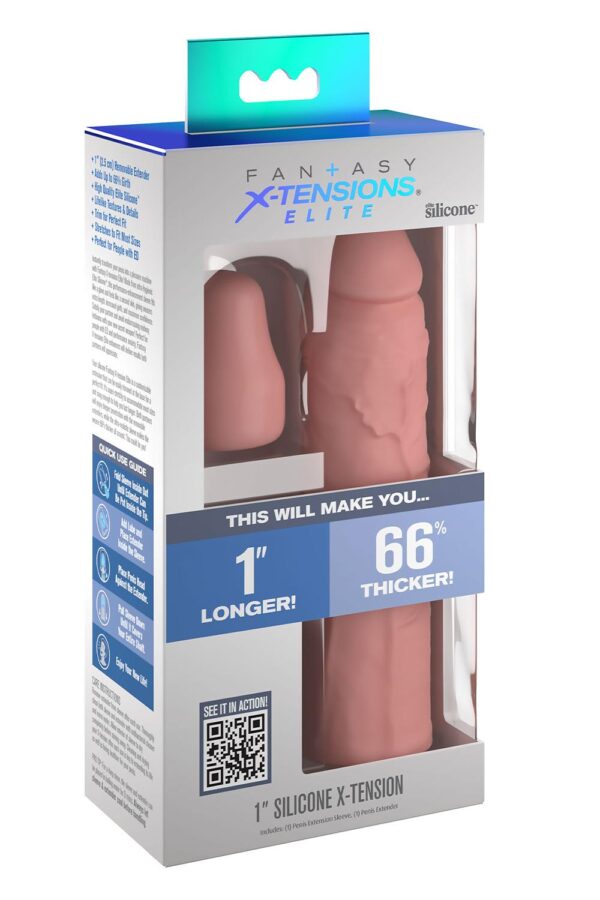 61111-P.jpg Fantasy X-Tensions Elite 7 Inch Sleeve With 1 Inch Plug Light