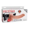 Fetish Fantasy Series 9 Inch Vibrating Hollow Strap-On With Balls Light