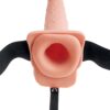 Fetish Fantasy Series 7 Inch Squirting Hollow Strap-On Light