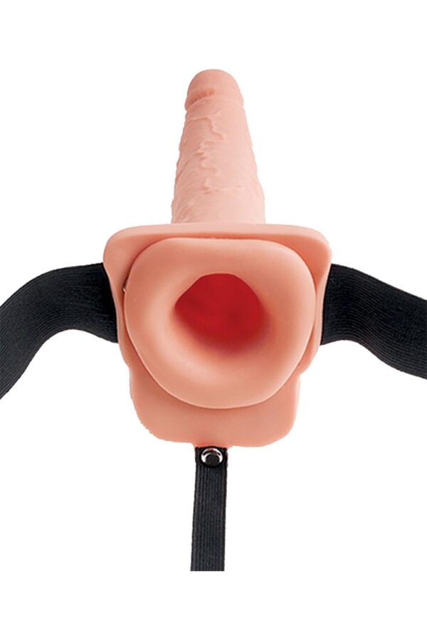 Fetish Fantasy Series 7 Inch Squirting Hollow Strap-On Light