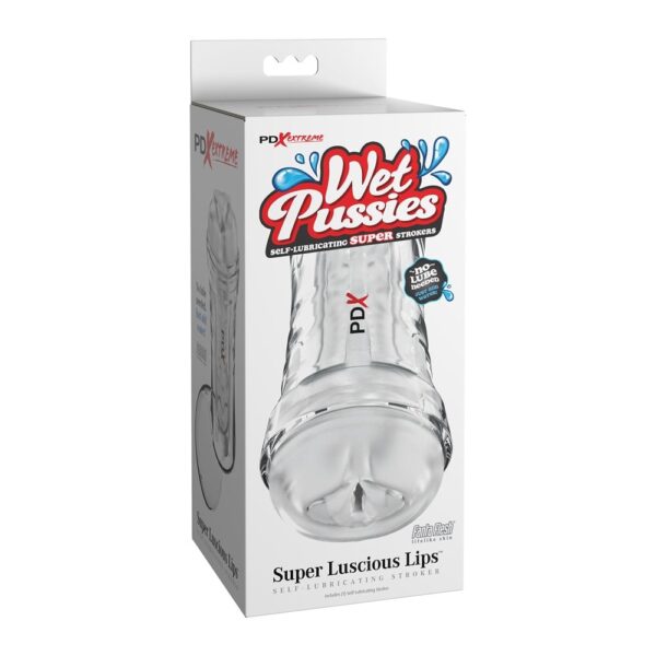 Pipedream Super Luscious Lips Self-Lubricating Stroker