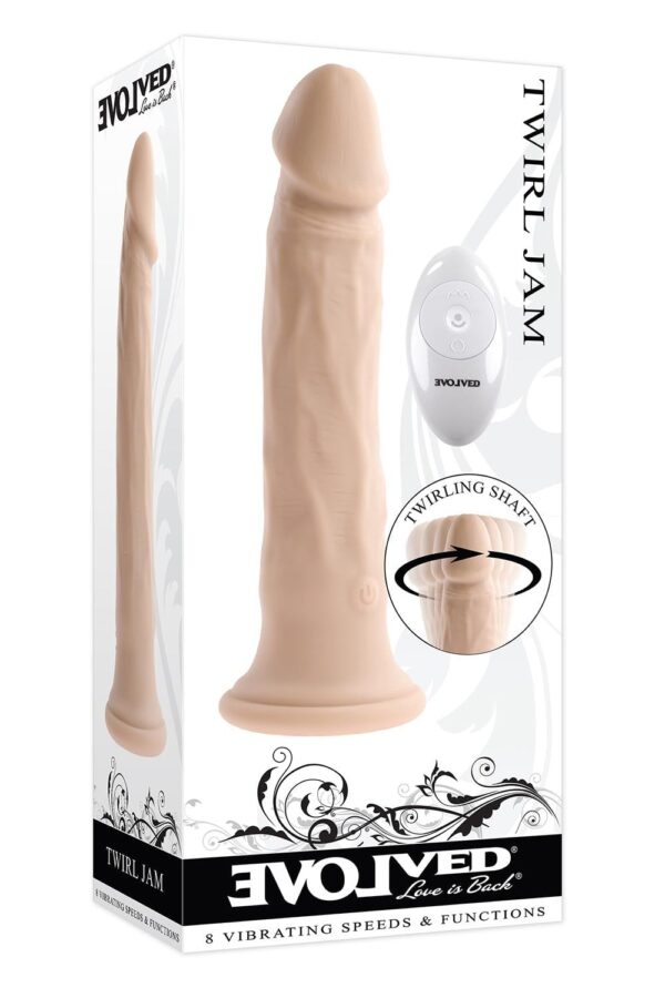 Evolved Twirl Jam 9.25 Inch Light Flesh