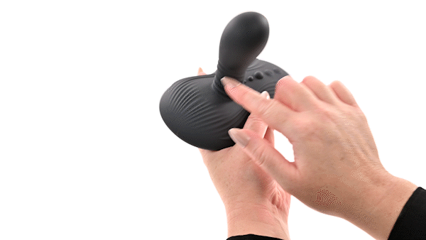Playboy Vibrator Sittin & Spinnin Black