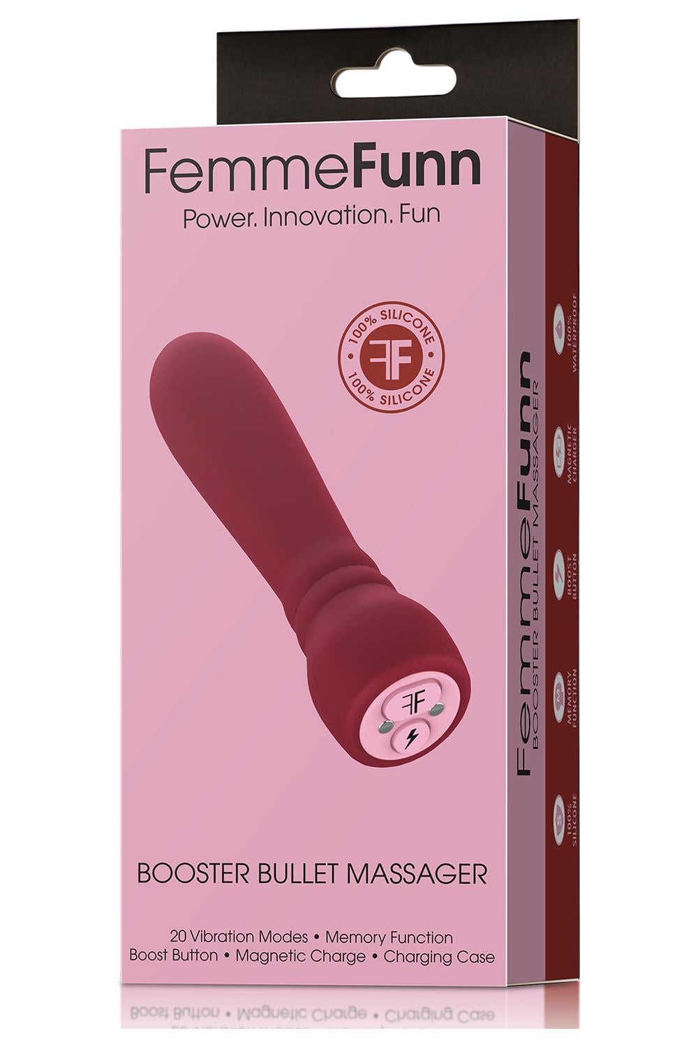 Femmefunn Booster Bullet Maroon