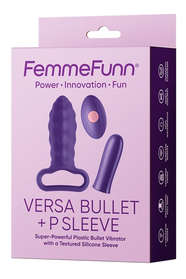 860147-P.jpg Femmefunn Versa Bullet With P Sleeve Dark Purple