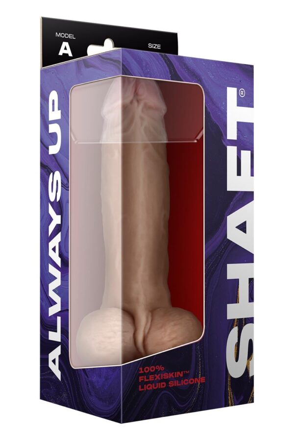 Shaft Model A 9.5 Inch Liquid Silicone Dong With Balls Pine