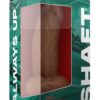Shaft Model N 7.5 Inch Liquid Silicone Dong With Balls Oak