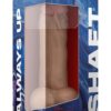 Shaft Model C 8.5 Inch Liquid Silicone Dong With Balls Pine