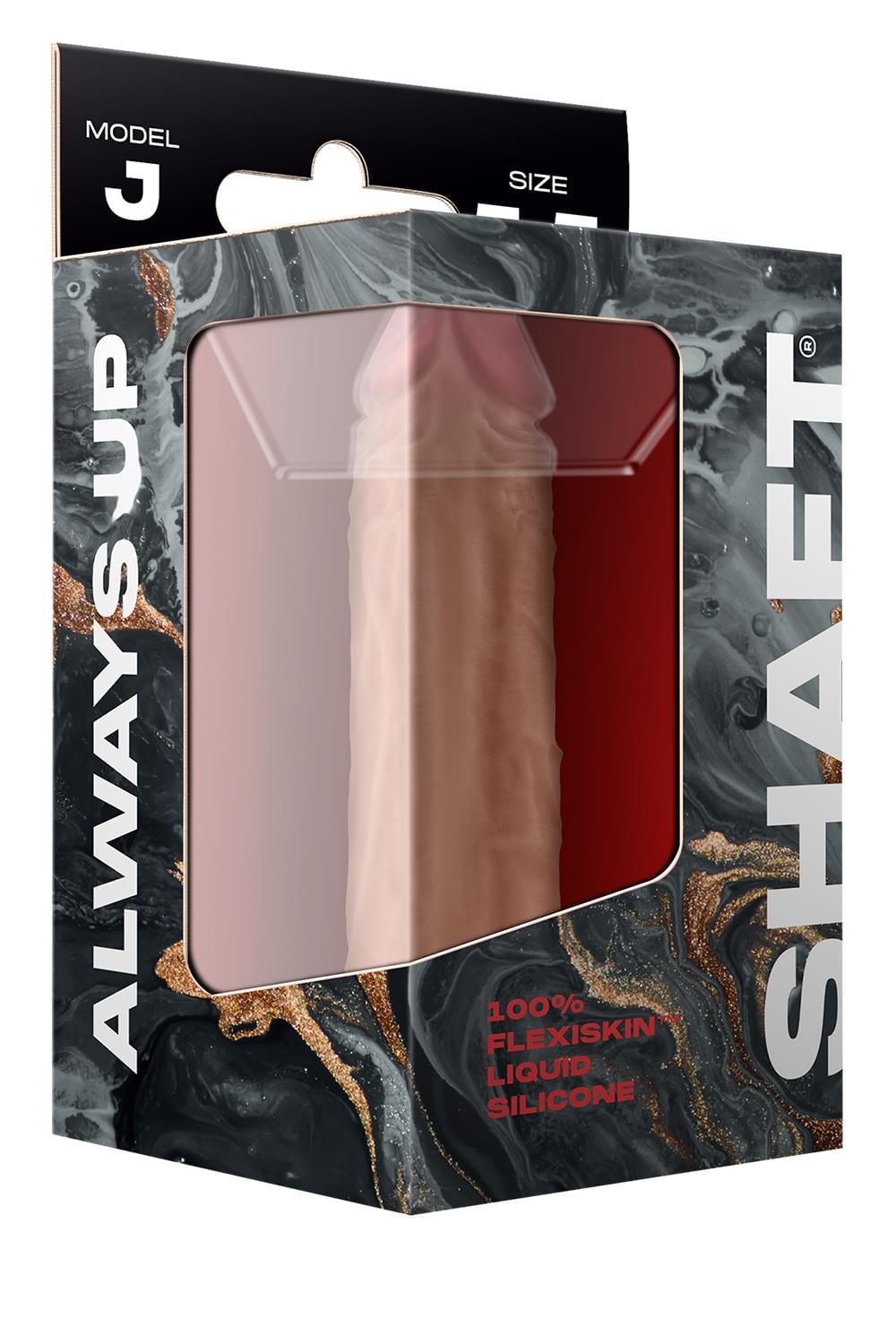 Shaft Model J 5.5 Inch Liquid Silicone Dong Pine