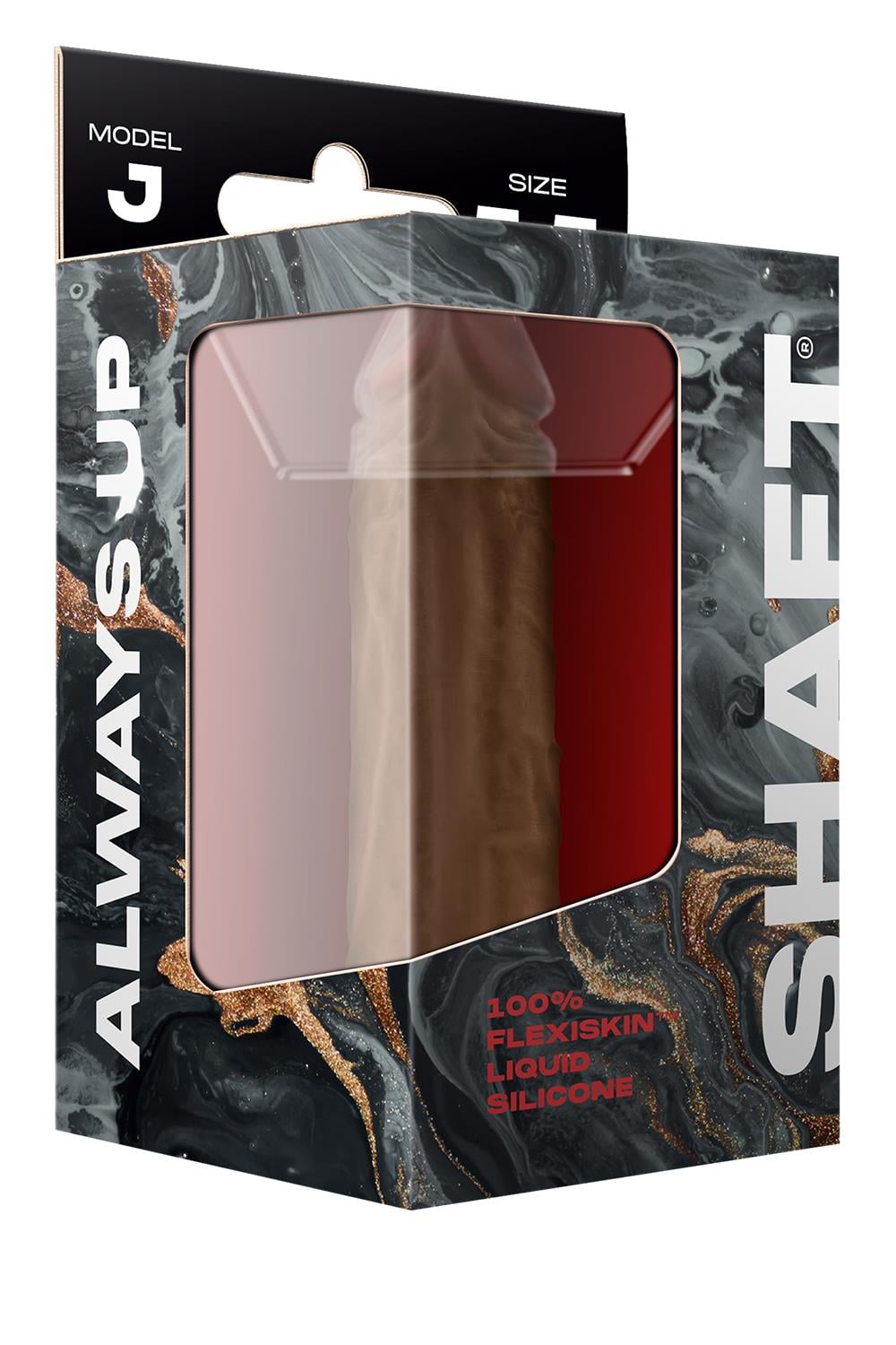 860237-P.jpg Shaft Model J 5.5 Inch Liquid Silicone Dong Oak