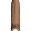Shaft Sheath Model F 6.9 Inch Liquid Silicone Sleeve Oak
