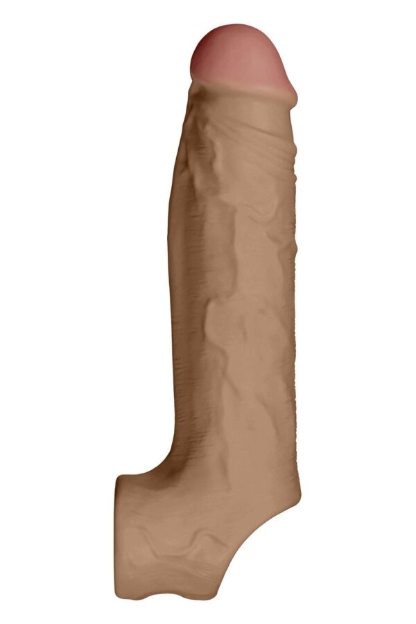 Shaft Sheath Model F 6.9 Inch Liquid Silicone Sleeve Oak