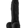 860300.jpg Shaft Model A 8.5 Inch Liquid Silicone Dong With Balls Black
