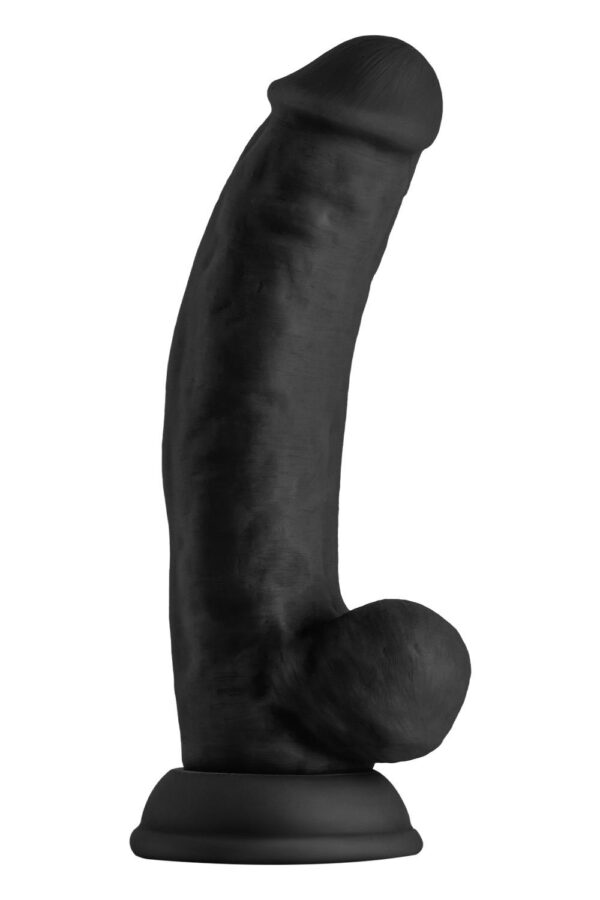 860304-1.jpg Shaft Model C 7.5 Inch Dong With Balls Black