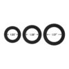 Forto F-61 3 Piece C-Ring Set Black