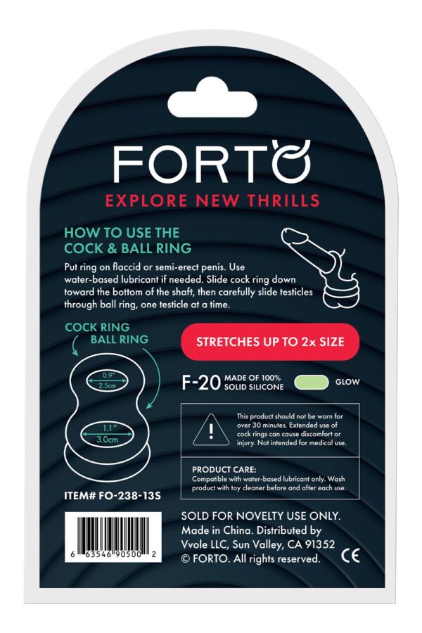 860444-3.jpg Forto F-20 Balls Stretcher Small Glow