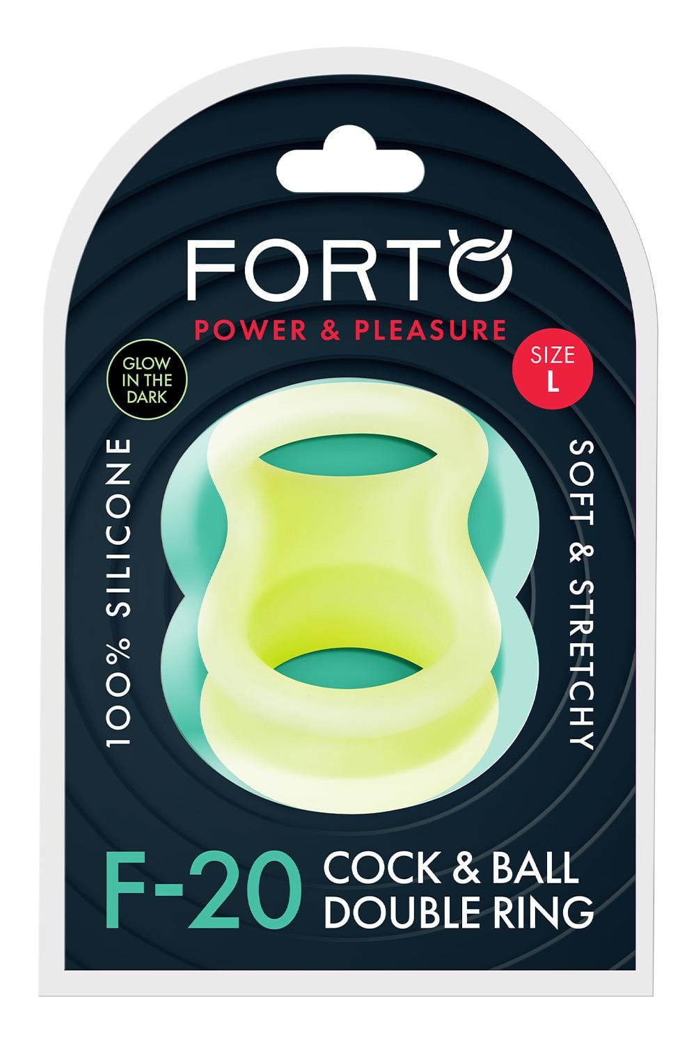 Forto F-20 Balls Stretcher Large Glow