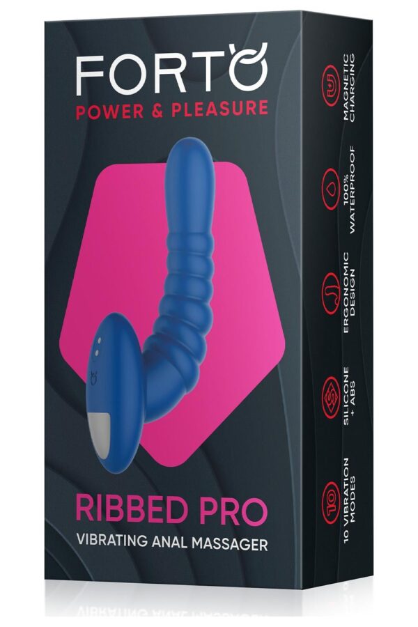 Forto Ribbed Pro Vibrating Massager