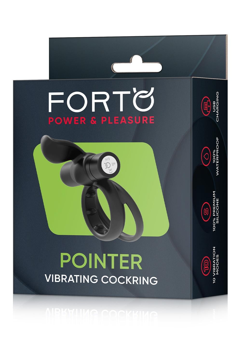 Forto Pointer Vibrating Cockring