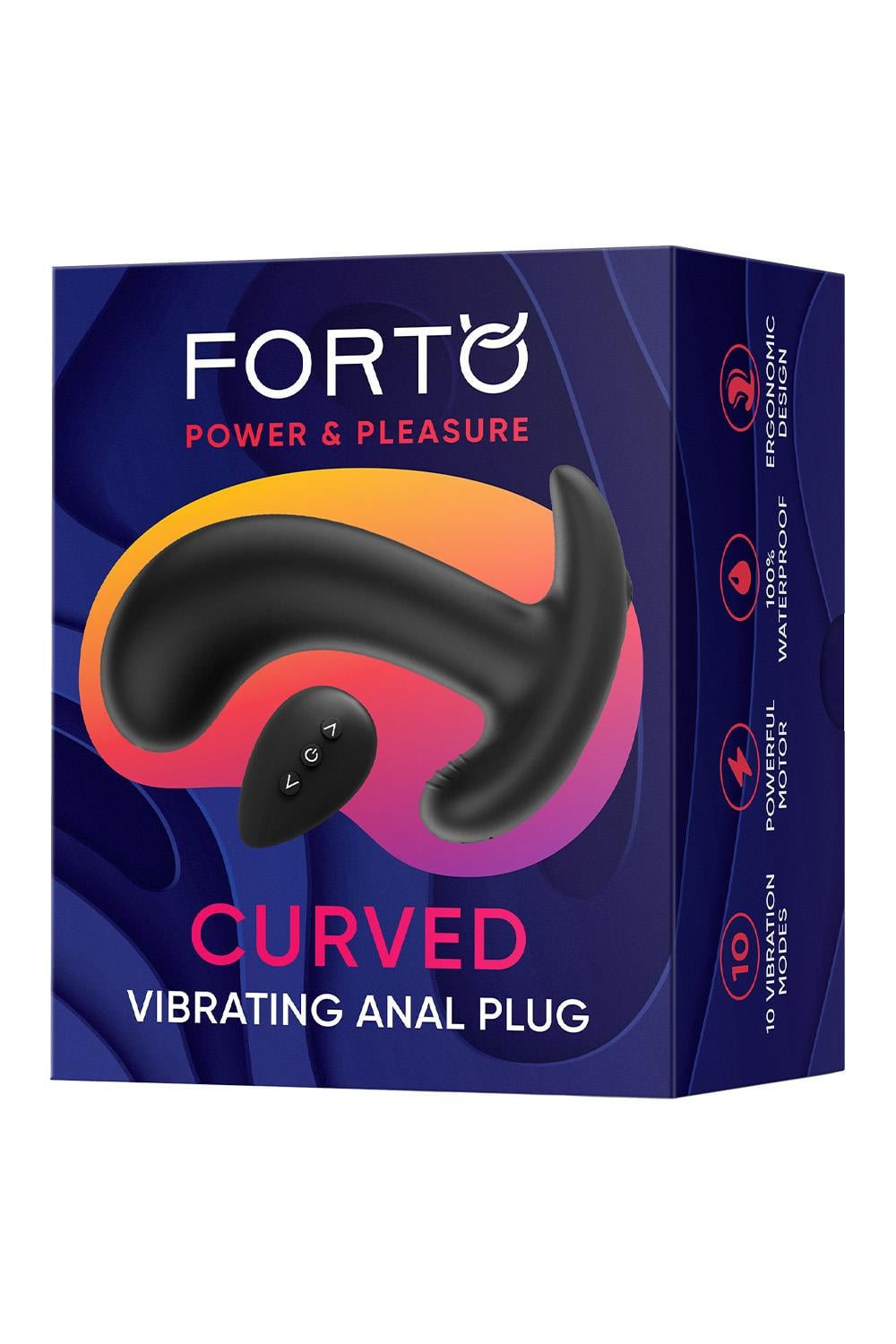 Forto Curved Vibrating Plug