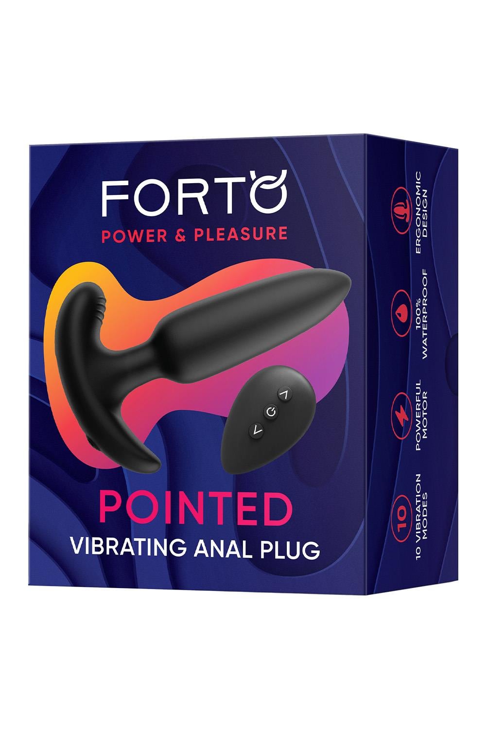 Forto Pointed Vibrating Plug
