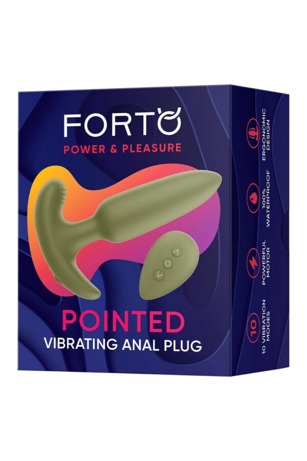 Forto Pointed Vibrating Plug