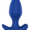 Forto Vibrating Anal Plug Blue