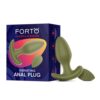 860476-2.jpg Forto Vibrating Anal Plug Green