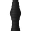 860478-2.jpg Forto Vibrating Ribbed Plug With Remote Control Small Black