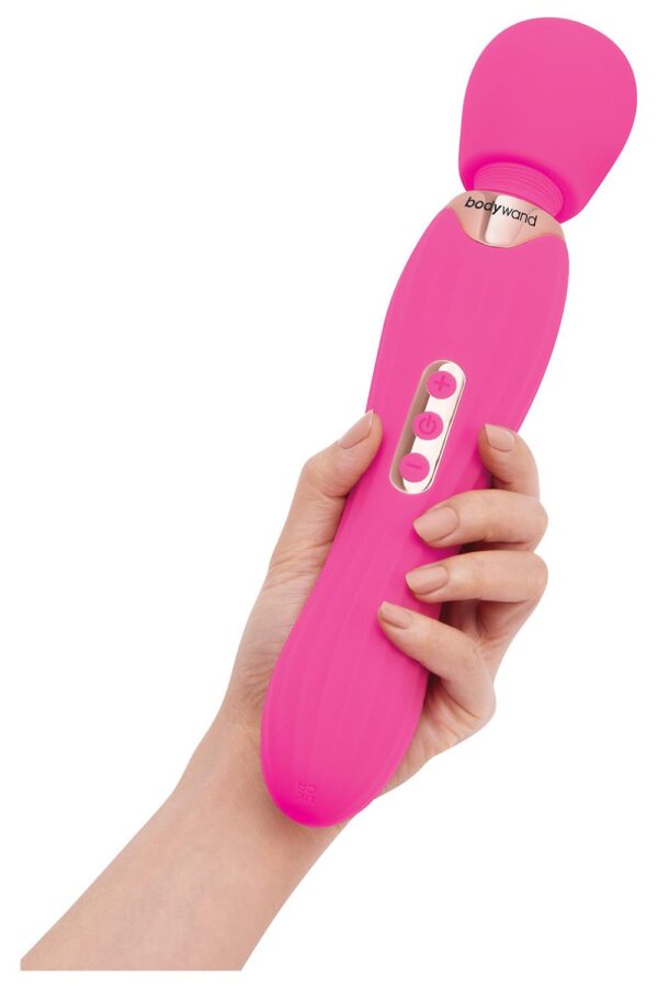 870068-1.jpg Bodywand Rumble Wand 8 Inch Hot Pink